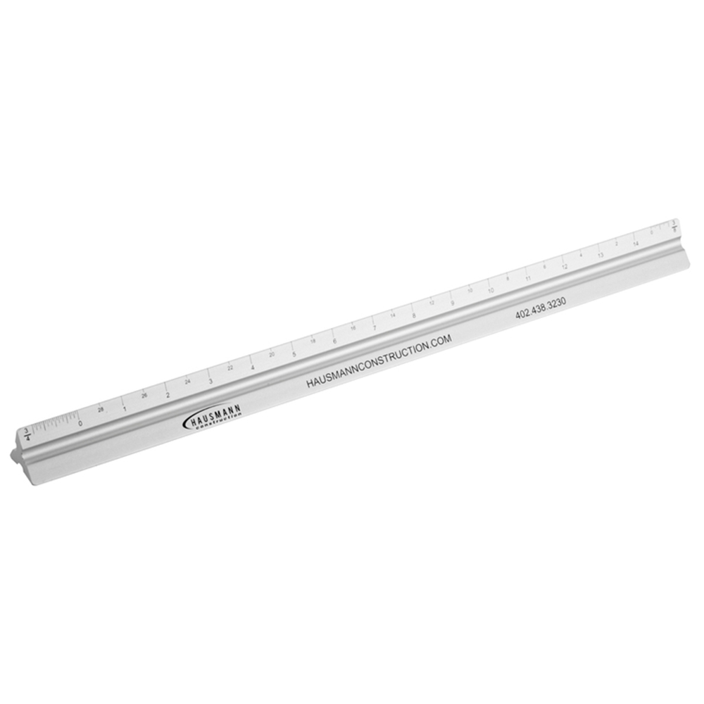 12" Architect Solid Scale - Aluminum