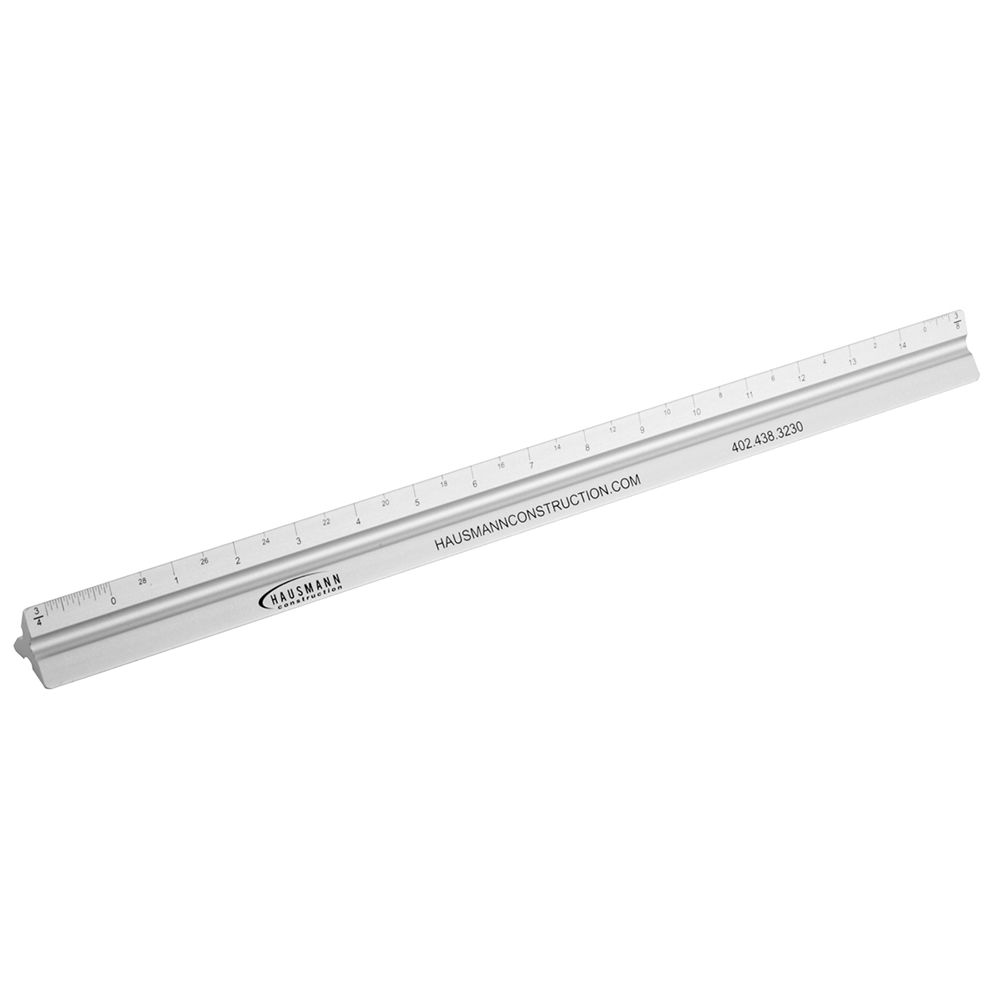 12" Architect Solid Scale - Aluminum